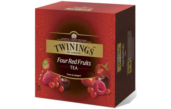 134775  151681 Te TWININGS 4 r&#248;de Frukter (100) En eksotisk blanding av orientalsk te